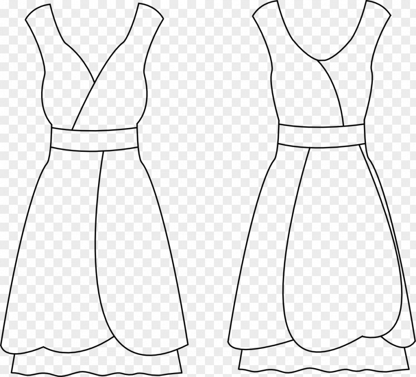 Dancing Butterfly Wedding Dress Clothing Drawing Pattern PNG