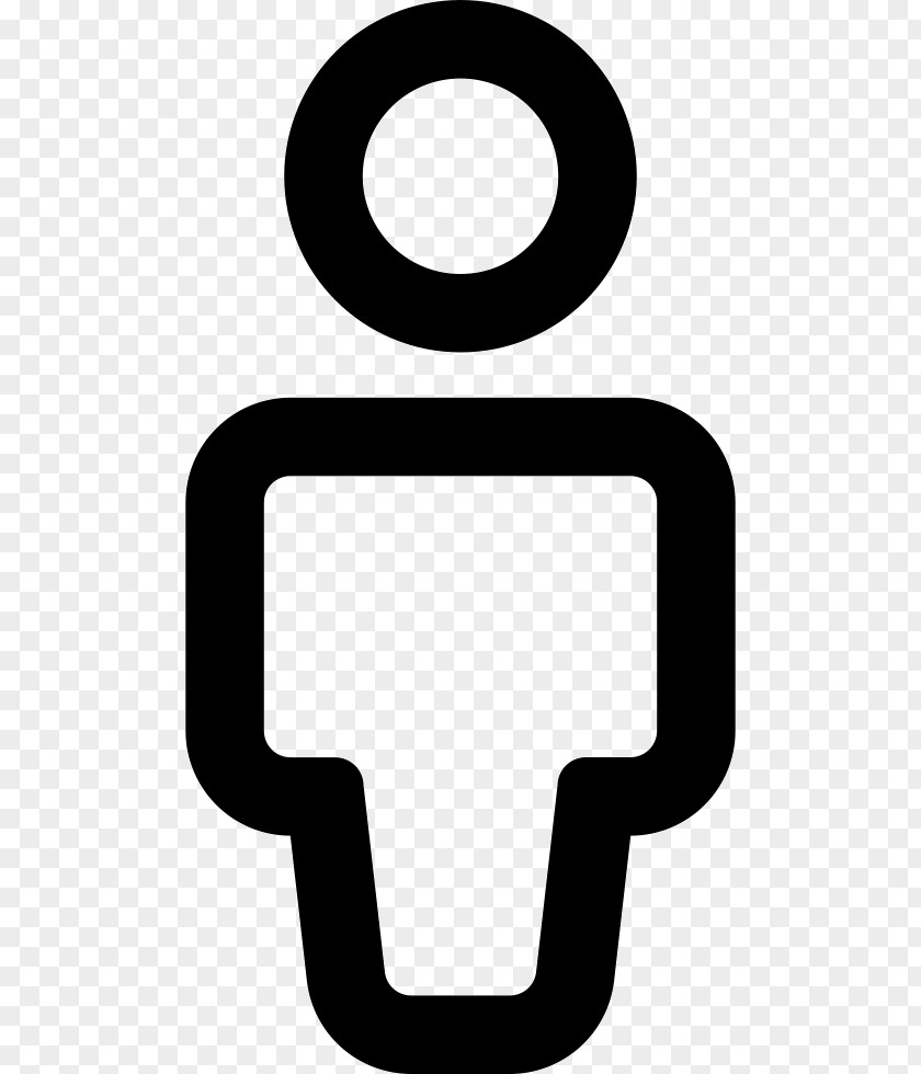 M LinePerson Outline Onlinewebfonts Clip Art Product Design Black & White PNG