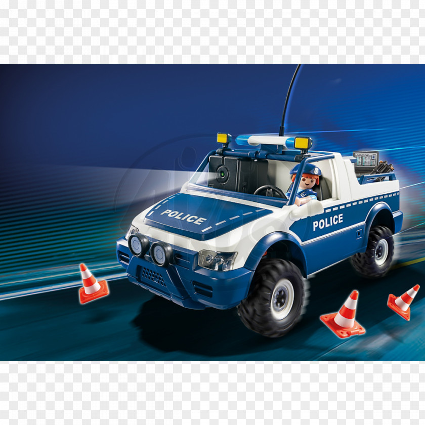 Police Car Playmobil Toy Radio-controlled PNG