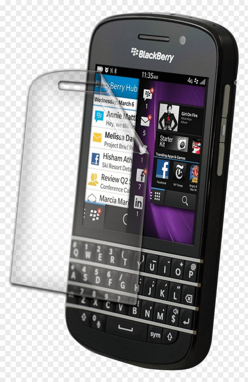 Smartphone Feature Phone BlackBerry Q10 Droid 4 Mobile Features PNG