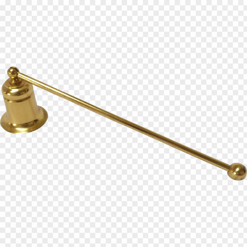 Brass Candle Lighter With Bell Snuffer Snuffers PNG