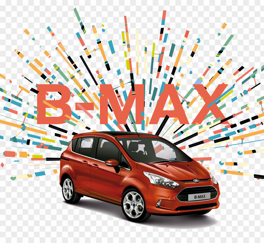Creative Advertising Design Car Ford Motor Company B-Max C-Max PNG