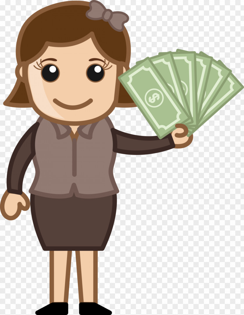Economy Cartoon Female Drawing PNG