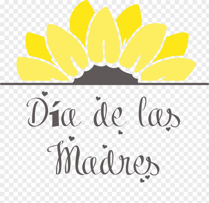Flower Logo Calligraphy Petal Yellow PNG