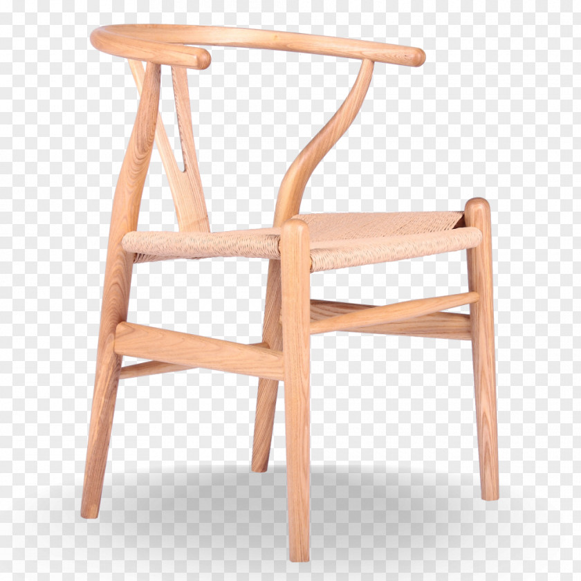 Hans Wegner Wishbone Chair Egg Wood PNG