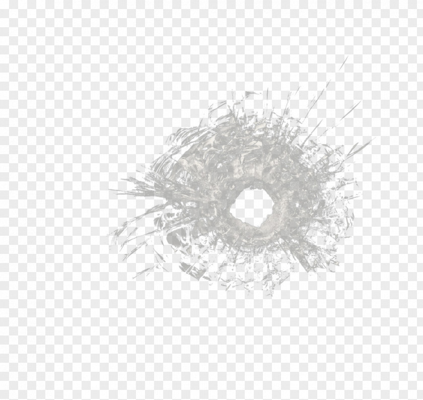 Free To Pull The Bullet Holes In Glass Effect Black And White Pattern PNG