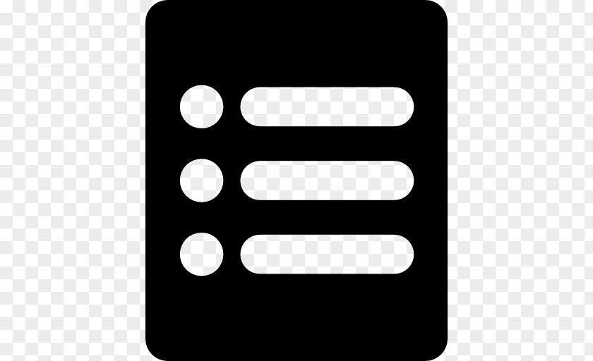 Rectangle Black And White User Interface PNG