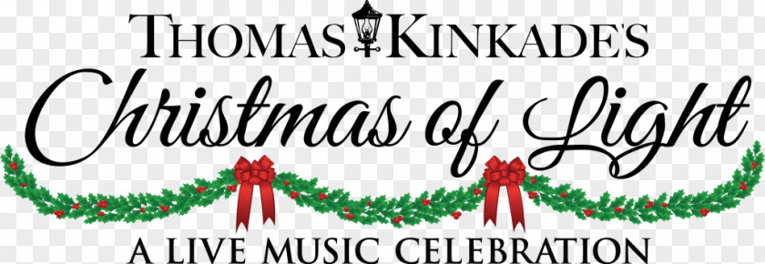 Thomas Kinkade Christmas Poinsettia Logo Poster Font PNG