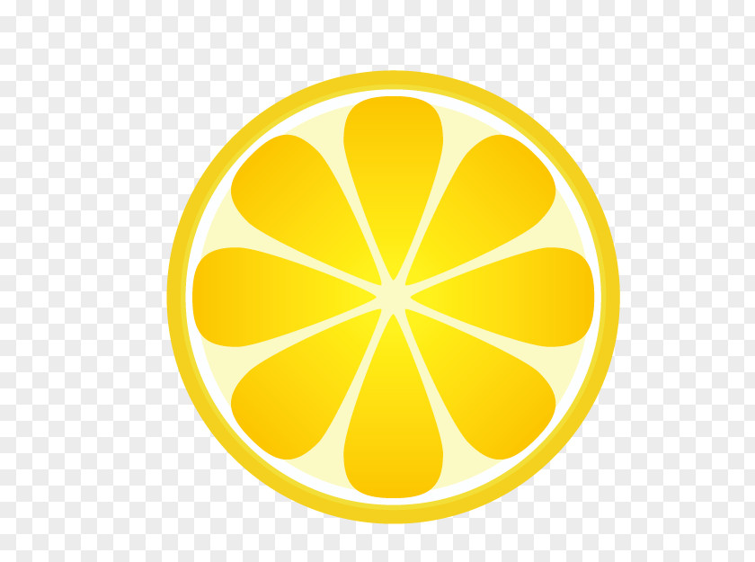 Yellow Citrus Lemon Circle Symbol PNG