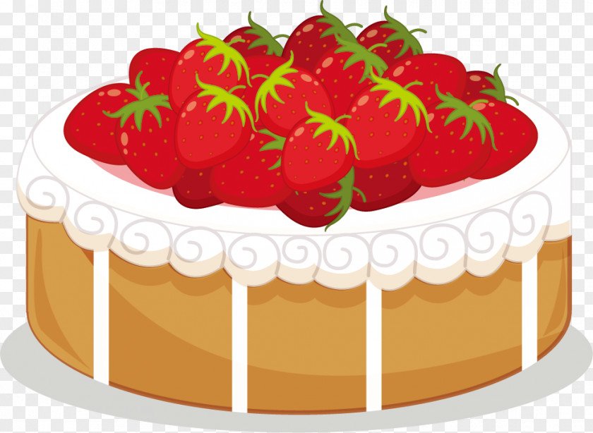 Cake Strawberry Clip Art Dessert Cupcake PNG