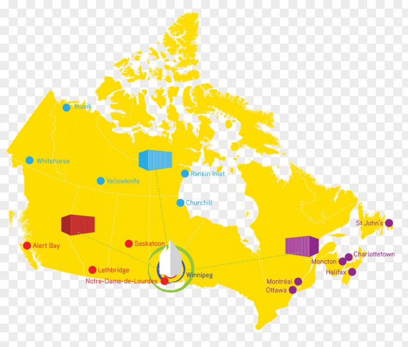 Canada Map Stock Photography PNG