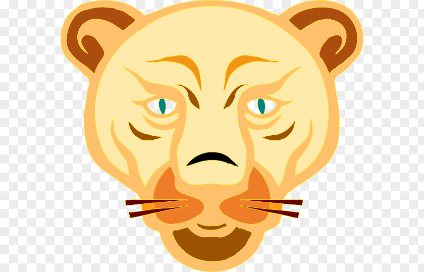 Lioness Head Cliparts Lion Cougar Cartoon Clip Art PNG