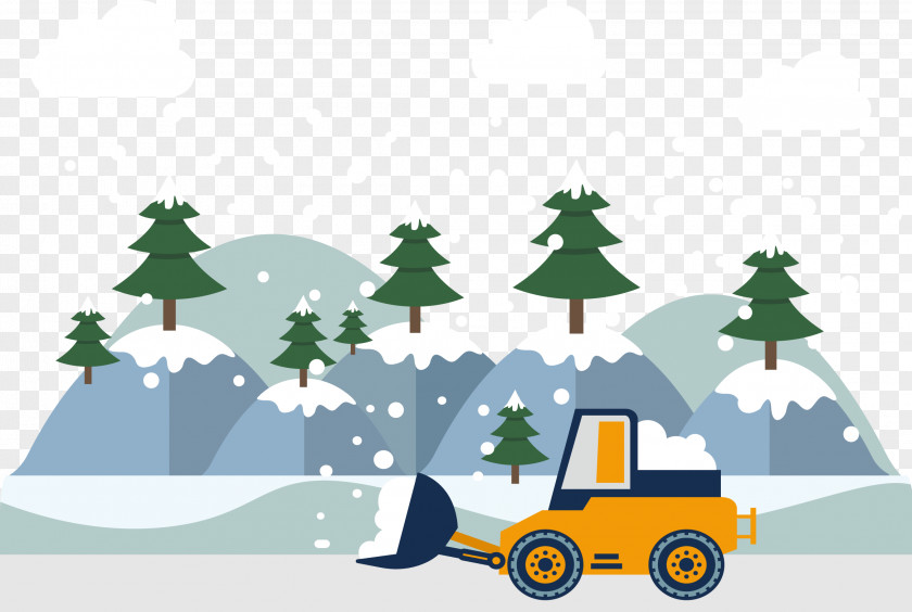 Snow Shovel Snowplow Removal Blower PNG