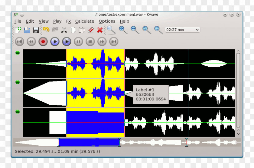Computer Program Audio Editing Software KDE Sound Editor PNG