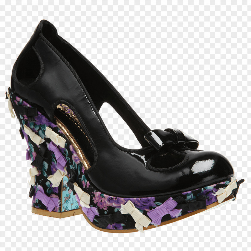 Flat Irregular Shape Footwear High-heeled Shoe Wedge Sandal PNG