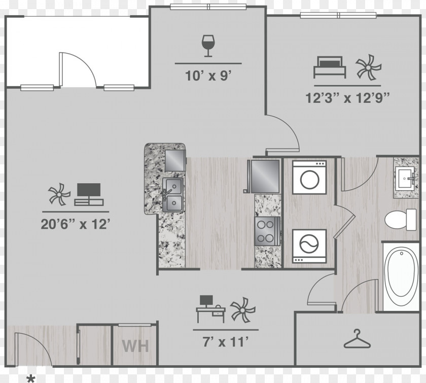 Apartment Luxe Shadow Creek Ranch By Cortland Arcos Craig Apartments Floor Plan Adara Alexander Place PNG