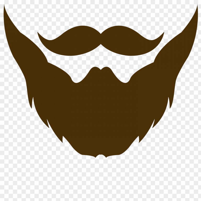 Beard Moustache Clip Art Logo Illustration PNG
