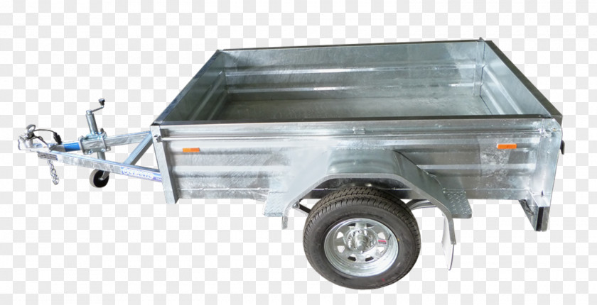 Box Trailer Skip Truck Bed Part Metal PNG