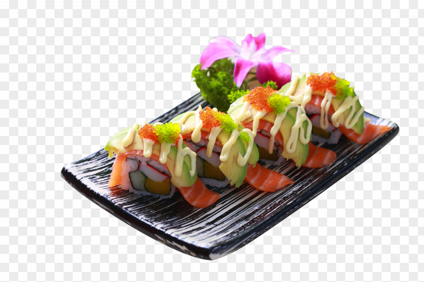 Sushi Sake Caviar Food PNG