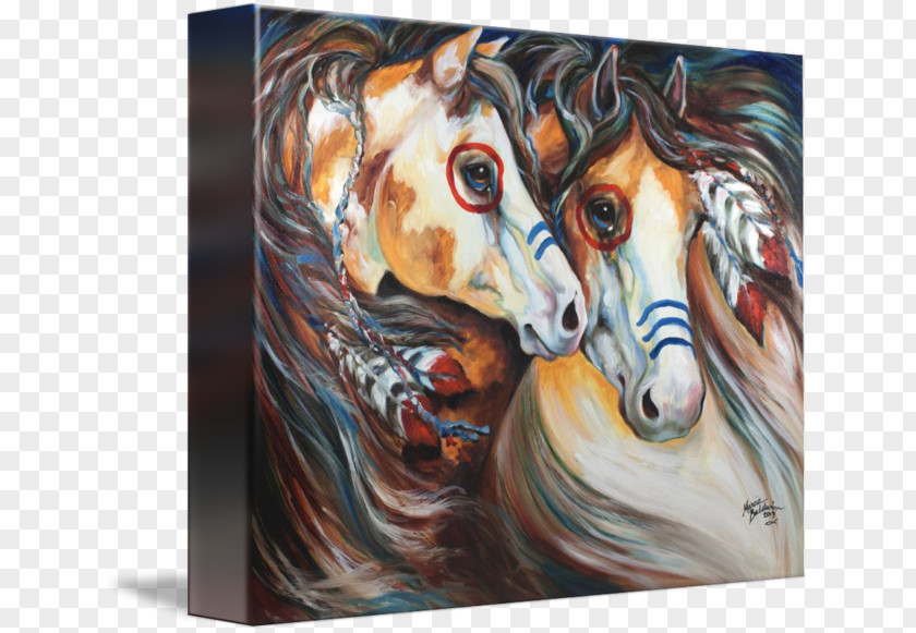 War Horse Painting Amusement Park Modern Art Carnivora PNG