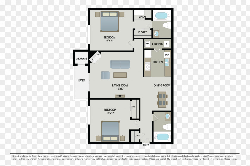 Apartment Floor Plan Redmond Facade PNG