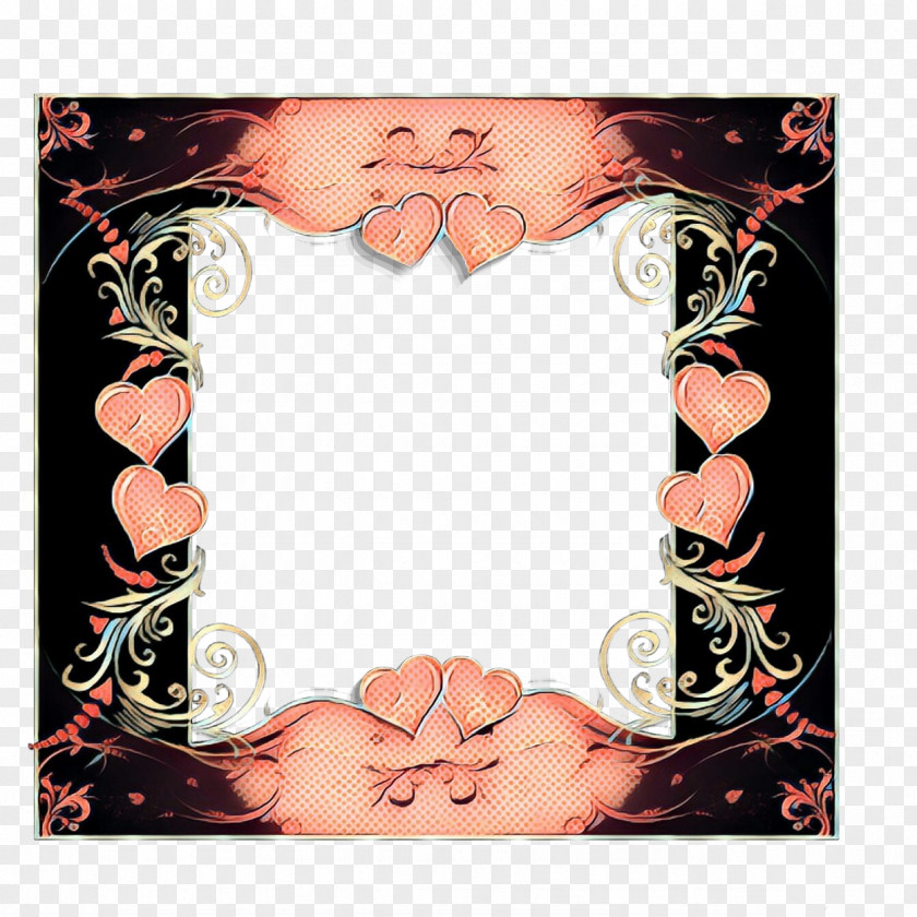 Holding Hands Fictional Character Retro Frame PNG