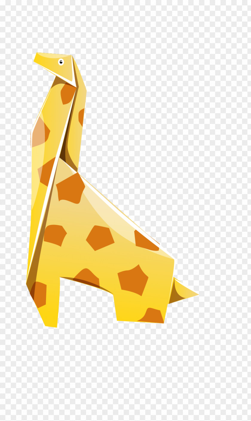 Origami Giraffe Northern Paper PNG