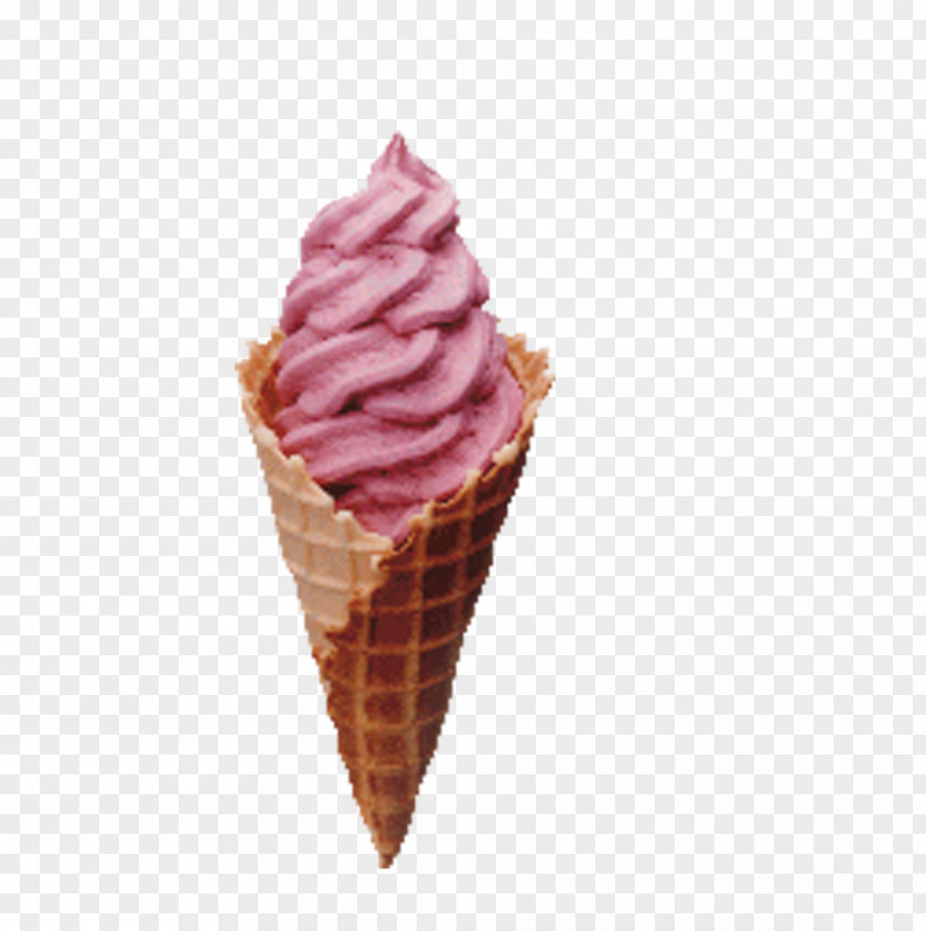 Strawberry Ice Cream Cone Smoothie Milkshake PNG