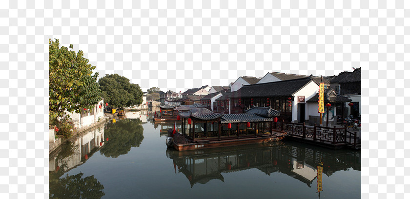 Suzhou Tongli Town Landscape Two Zhouzhuang U53e4u93aeu540cu91cc Retreat & Reflection Garden Wuzhen PNG