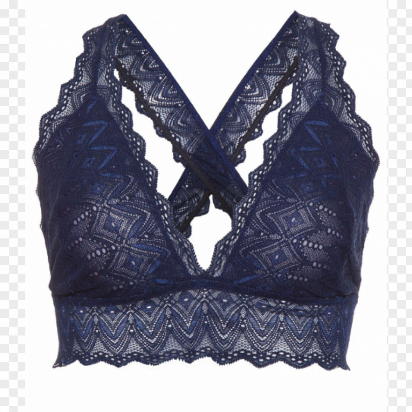 Anna Magnani Tube Top Blue Lace Fashion Blouse PNG