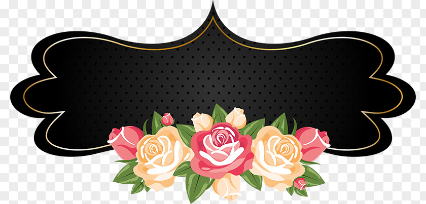 Banner Floral Cake Paper Frosting & Icing PNG