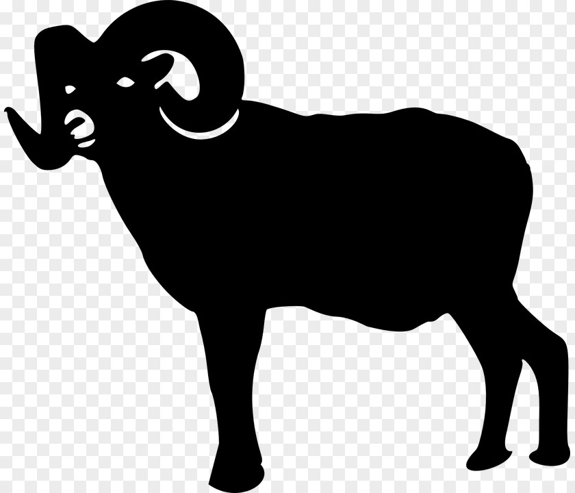 Sheep Silhouette Clip Art PNG