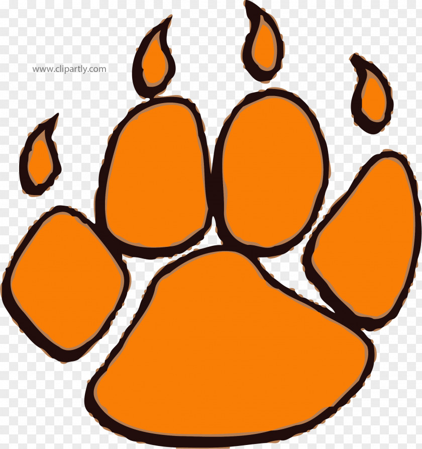 Tiger Dog Cat Paw Clip Art PNG