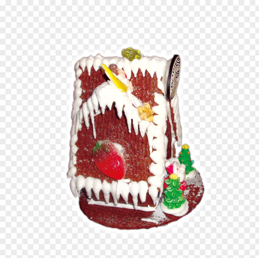 Cake House Christmas Cream PNG