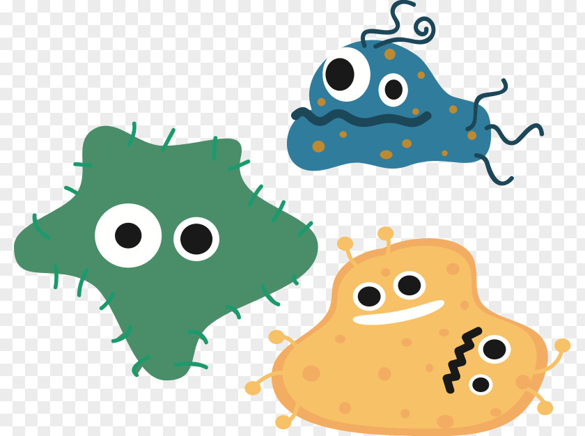 Detail Map Of Bacteria And Viruses Microorganism Trafalgar Scientific Clip Art PNG