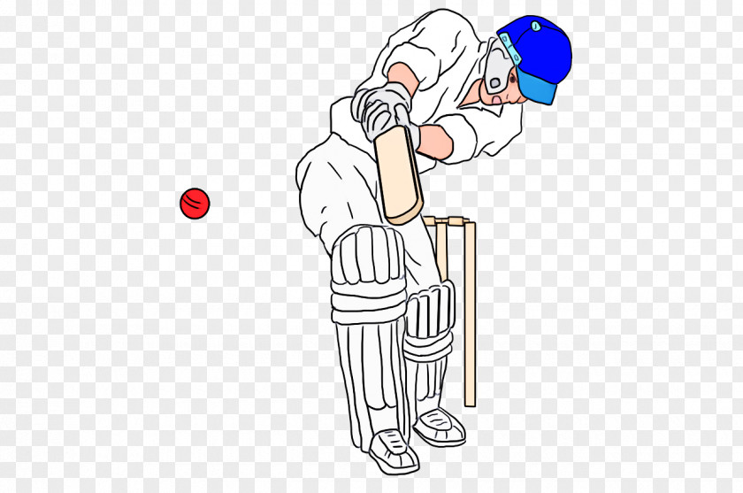 Leg Hand Cricket Bat PNG