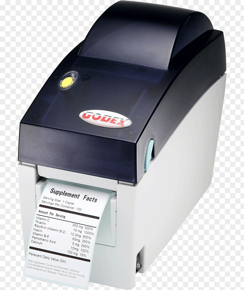 Printer Barcode Thermal Printing Label PNG