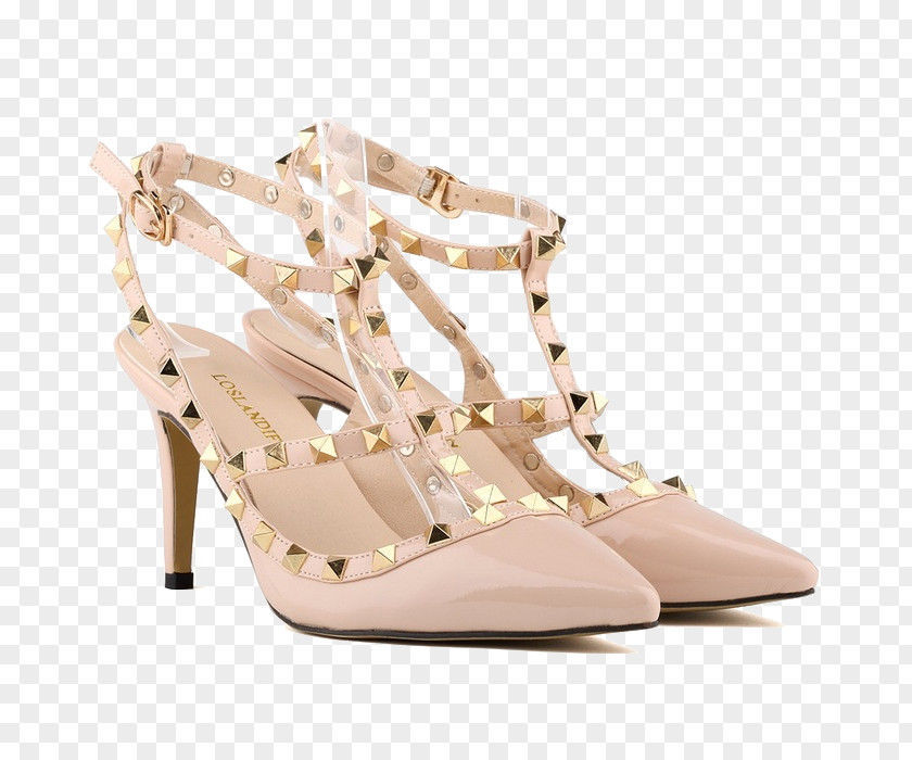 Sandal High-heeled Shoe Valentino SpA Stiletto Heel Fashion PNG