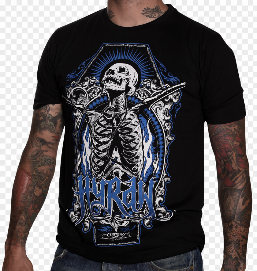 Bloody Skull T-shirt Clothing Sleeveless Shirt Santa Muerte PNG
