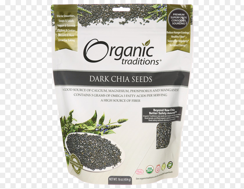 Chia Seeds Organic Food Raw Foodism Seed Smoothie PNG