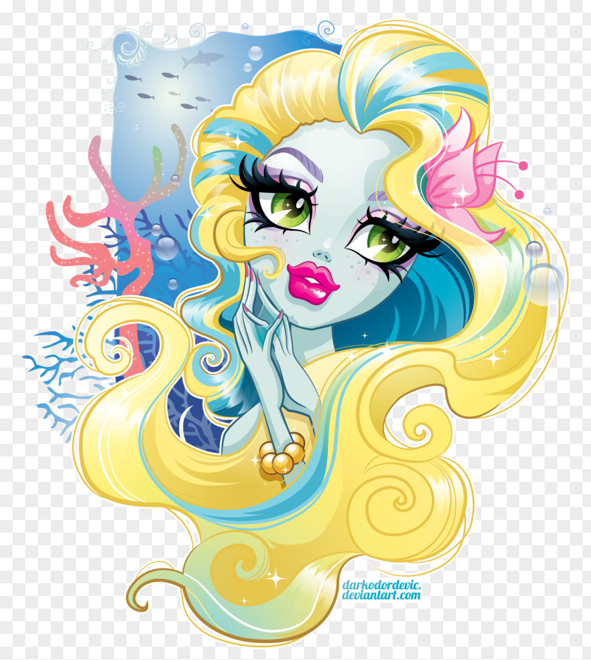 Ghoul Lagoona Blue Monster High Cleo DeNile Doll PNG