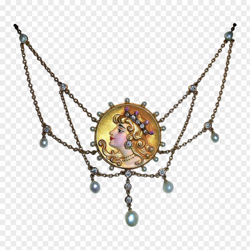 Necklace Earring Charms & Pendants Pearl Festoon PNG