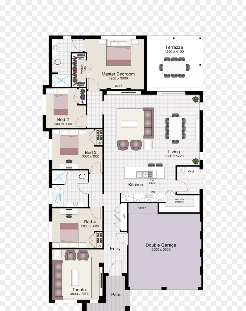 Twenty-four Integrity Floor Plan House Beechwood Homes PNG