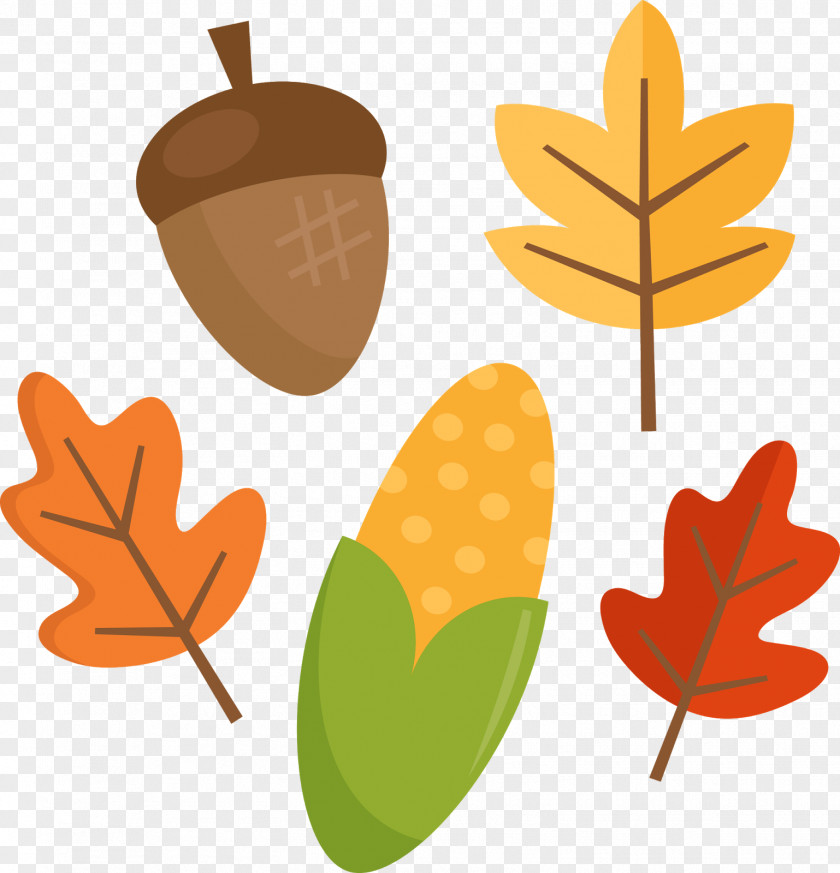 Autumn Leaves Food Bear Pumpkin Clip Art PNG