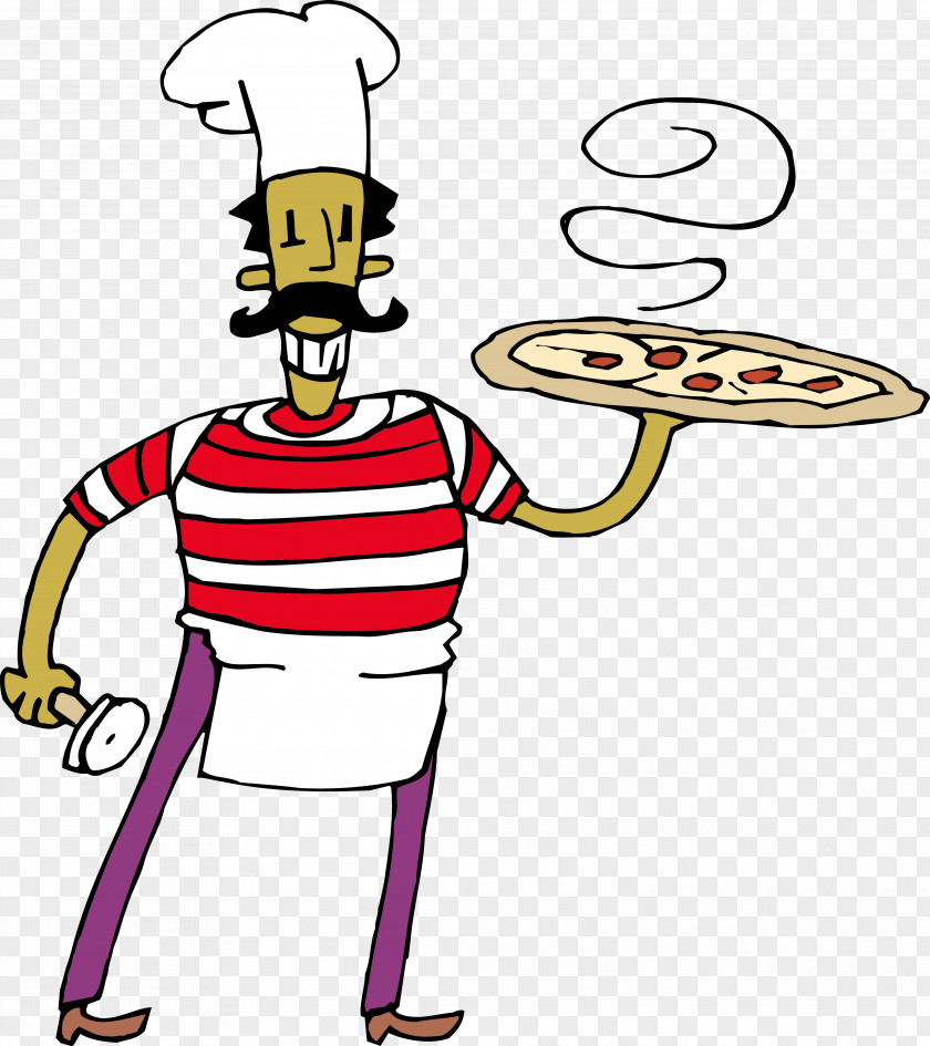 Chef Pizza Cooking Food Clip Art PNG
