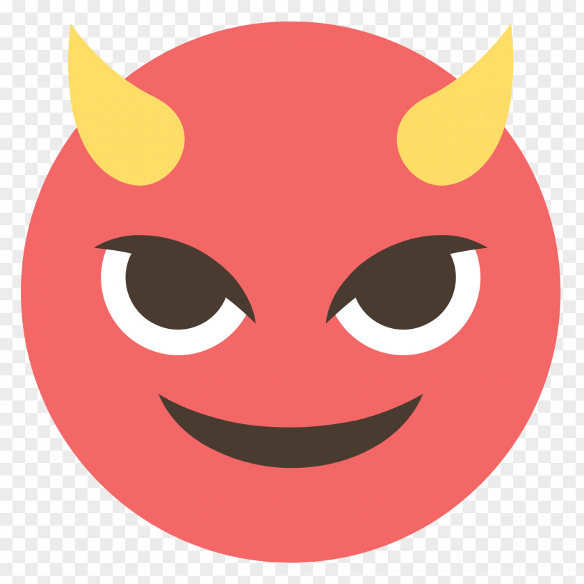 Emoji Face With Tears Of Joy Devil Emojipedia PNG