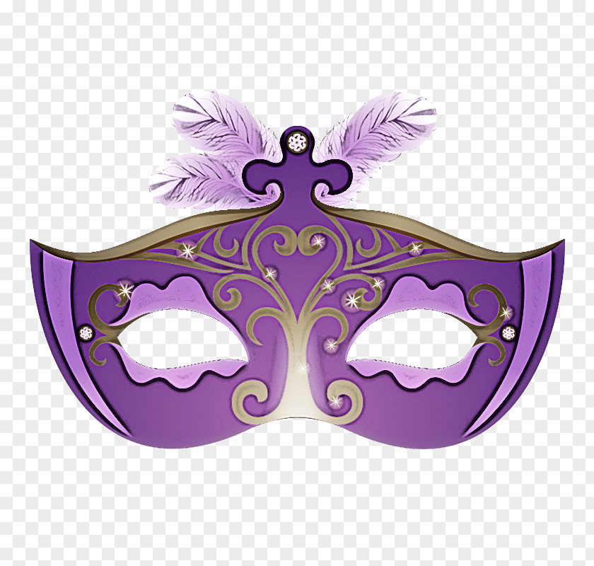 Mardi Gras Masque Purple Violet Mask Lilac Eye PNG