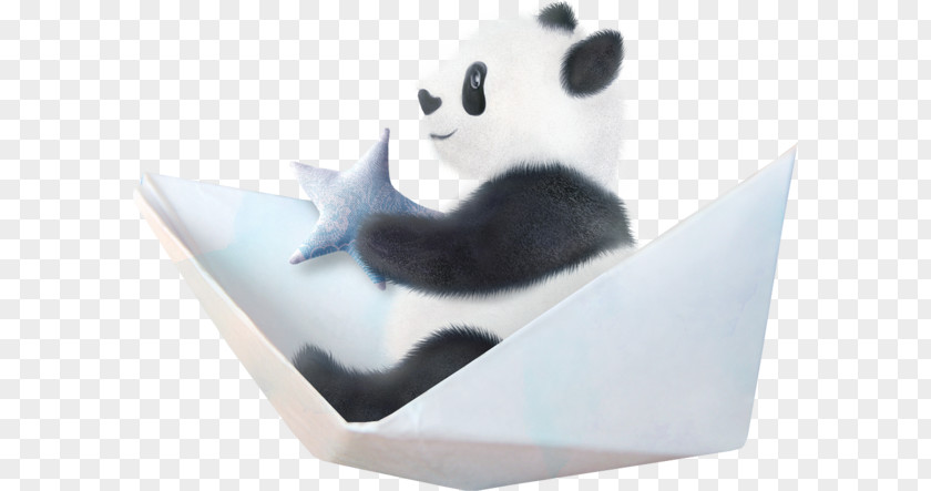 Panda Paper Boat Giant Bear Dog Clip Art PNG
