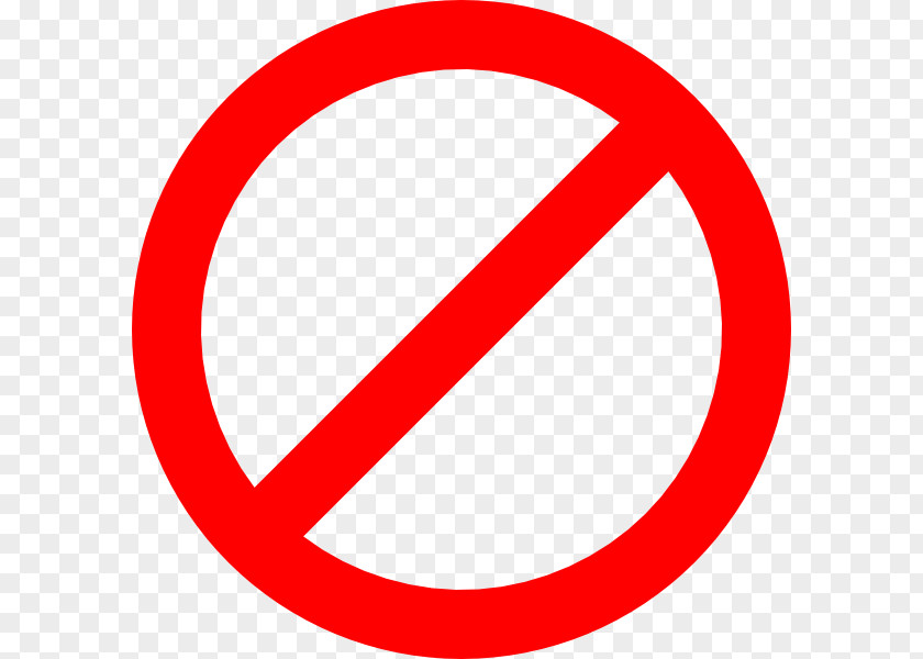 Prohibited Sign No Symbol Equals Clip Art PNG