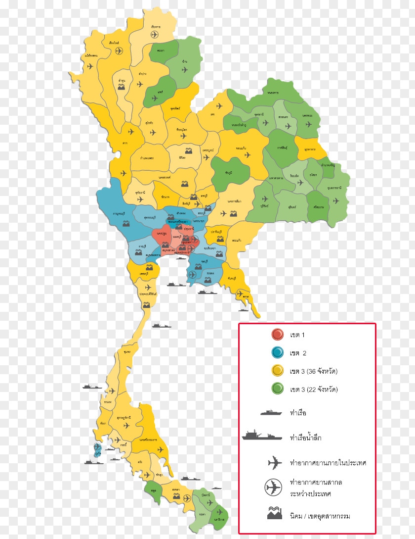 Thailand Features Ecoregion Map Line Tuberculosis PNG